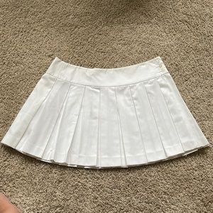 Brooks Brothers pleated wrap skirt